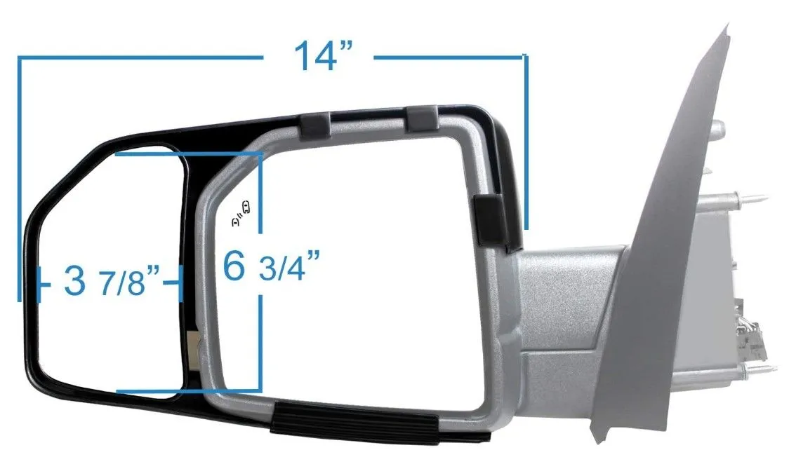 Custom Fit twng Mirror-Ford F1